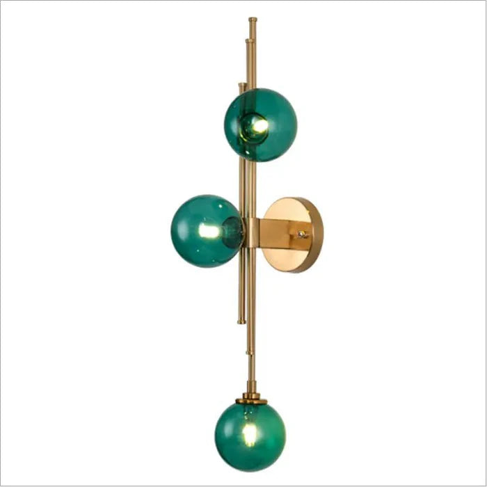 Green Trans Regal Wall Light