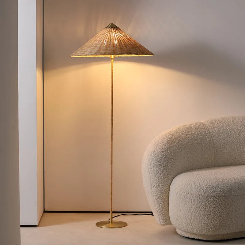 Rattan Floor Lamp