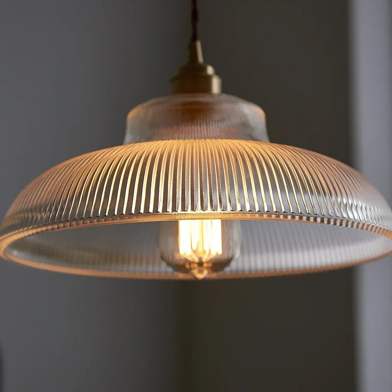 Dolce Vintage Glass Pendant Light