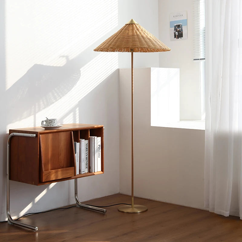 Rattan Floor Lamp