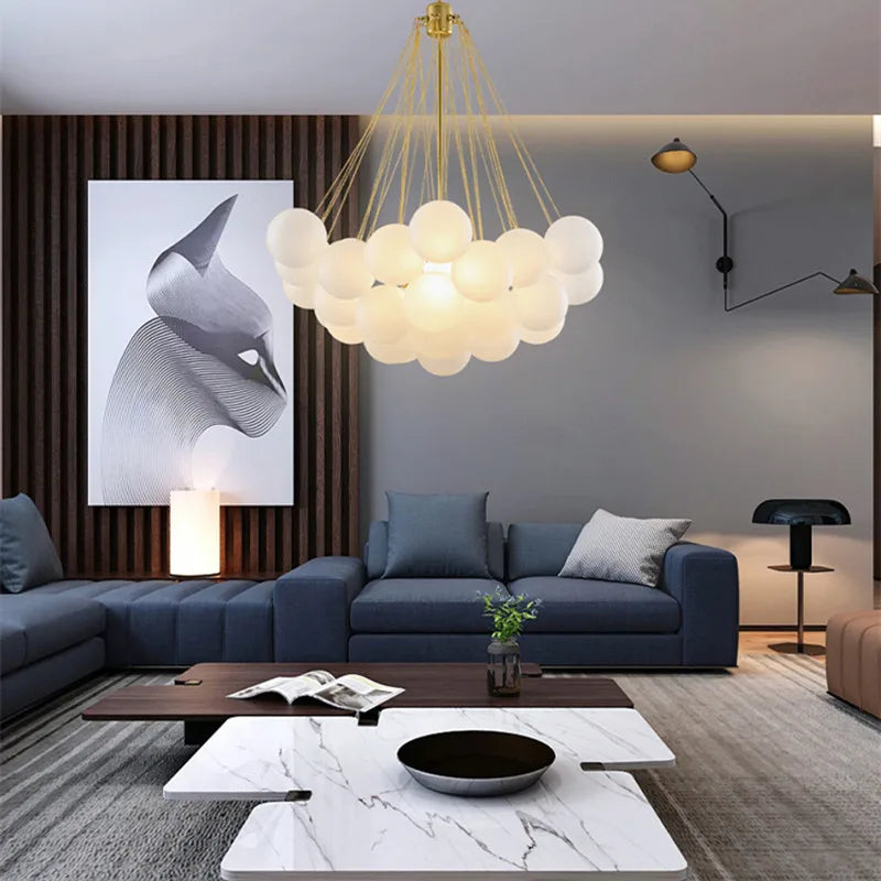 Glass Cloud Chandelier