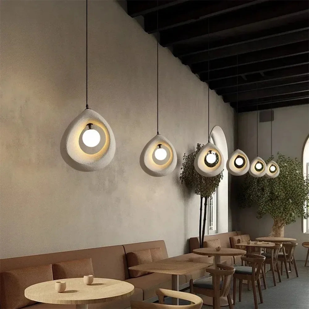 Circular Wabi Sabi Pendant Light