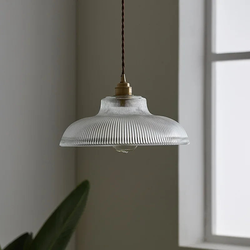 Dolce Vintage Glass Pendant Light