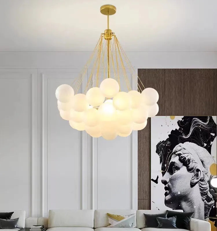 Glass Cloud Chandelier