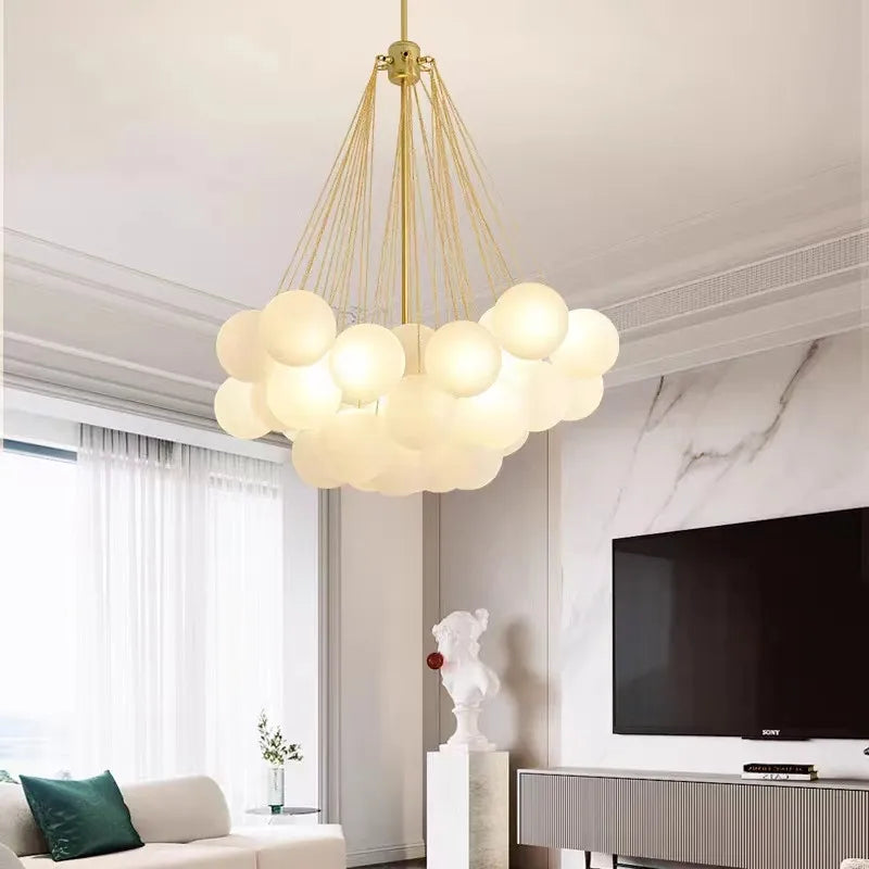 Glass Cloud Chandelier