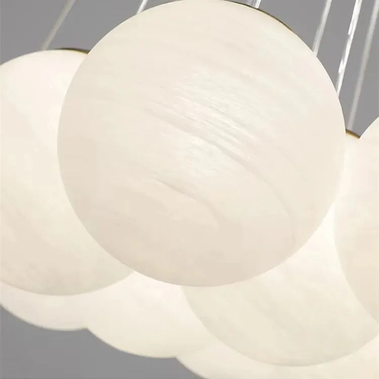 Ora Cloud Alabaster Chandelier