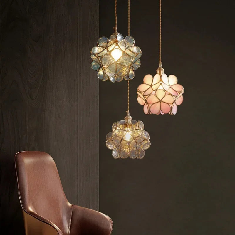 Flora Round Glass Wall Light