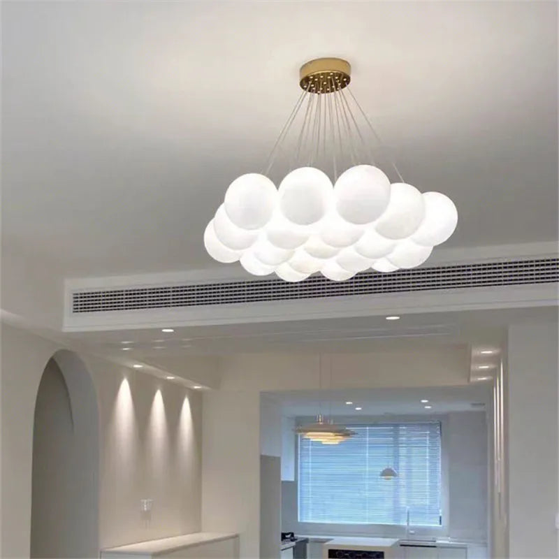 Ora Cloud Alabaster Chandelier