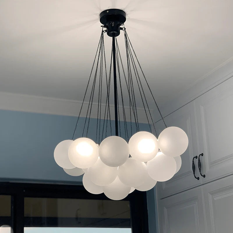 Glass Cloud Chandelier