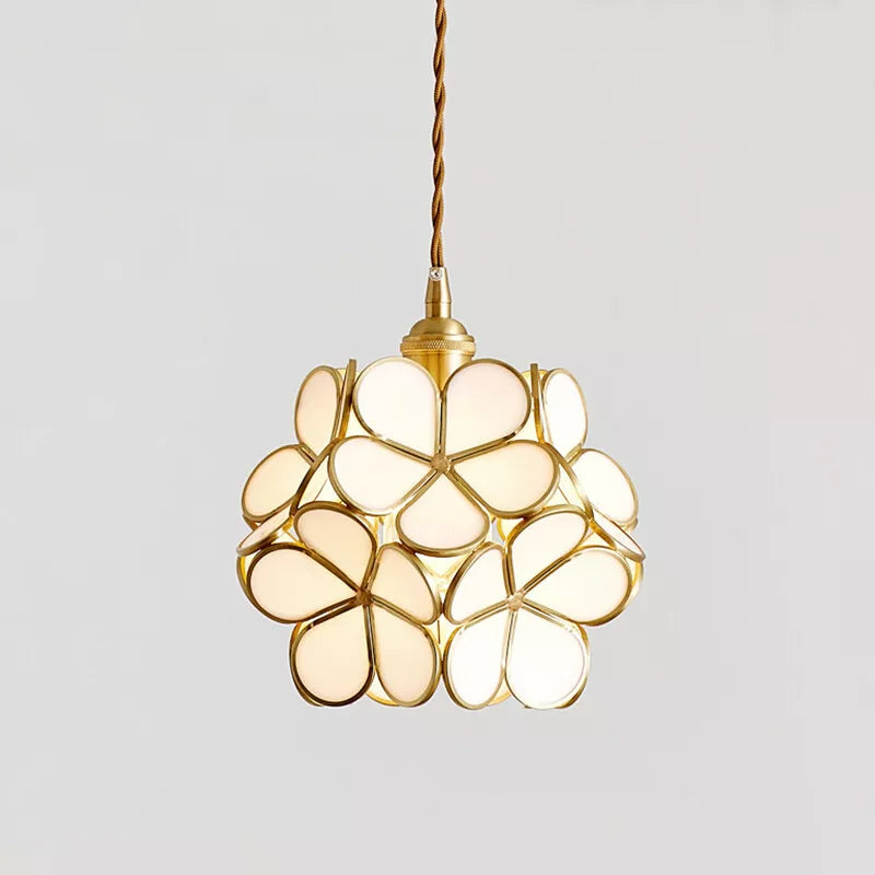 Flora Round Glass Wall Light